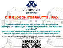 Tablet Screenshot of gloggnitz.gebirgsverein.at